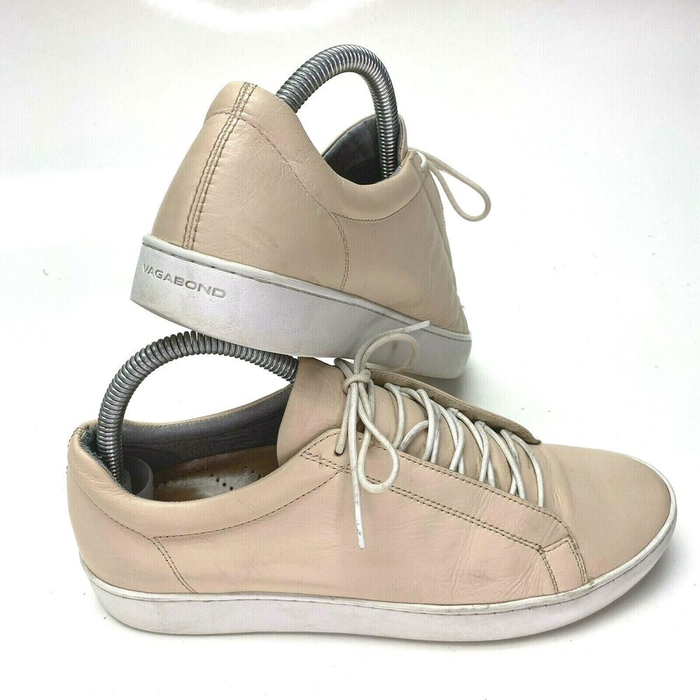 Vagabond Zoe Pink Leather Trainer Low Top Sneaker Shoe Womens Size EU 41 US 9.5
